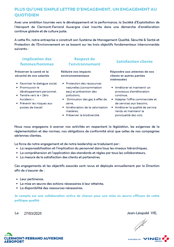 nos engagements